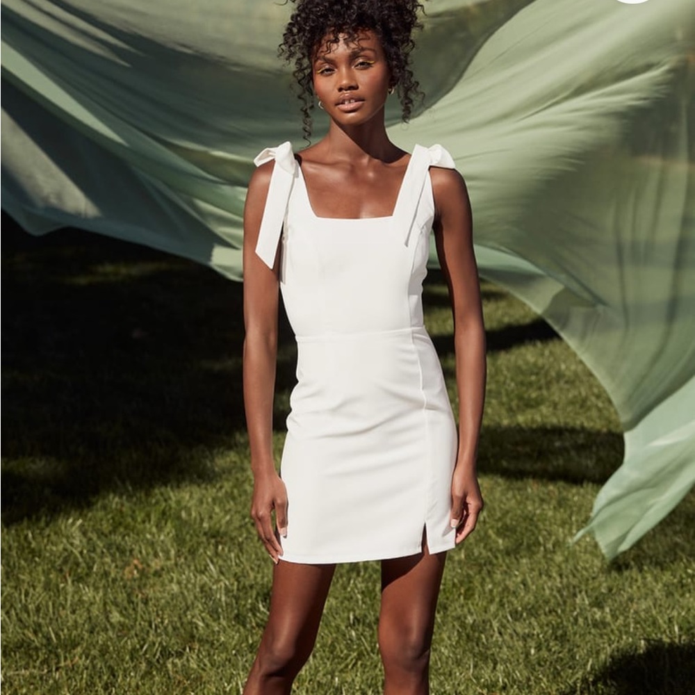 Lulu's White Mini Dress